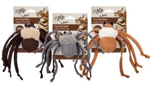 All For Paws Catnip Ping Pong Spider
