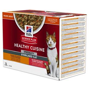 Hills Hill's Science Plan Feline - Healthy Cuisine - Adult Sterilised - 12 x 80 g