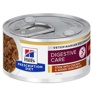 Hill's Prescription Diet 24x82g i/d Digestive Care Stoofpotje met Kip  Kattenvoer