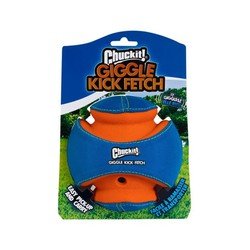 Chuckit Giggle Kick Fetch - Hondenspeelgoed - 14 cm Blauw Oranje