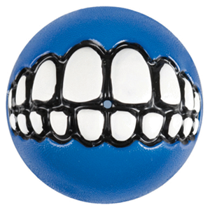 Rogz Grinz Treat Ball Medium - Hondenspeelgoed - Blauw M