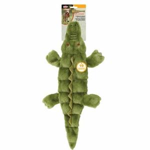 skinneeez Hondenspeelgoed Tons-O-Squeaker Alligator