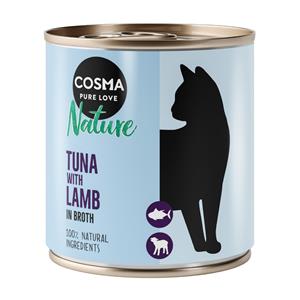 Voordeelpakket Cosma Nature 24 x 280 g   - Tonijn met Lam