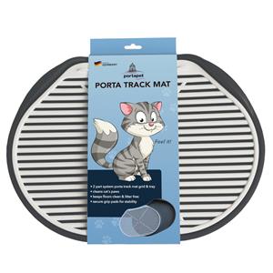 No Brand Kattenbakmat Soft Touch Track Mat - Zilver