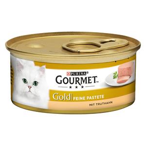 Gourmet 12x85g Gold Paté Kalkoen  Kattenvoer