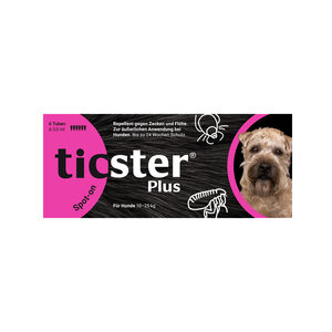 Ticster Plus Spot-on Hond 10-25 kg - 3 pipetten