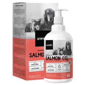 Zalmolie - 500 ml - Voor hond en kat