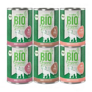 Zooplus Bio 6x400g Graanvrij Mixpakket (3 Smaken)  Hondenvoer