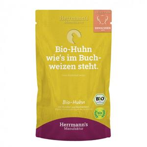 Herrmann's Bio Sensitive hond Kip met wortel 150 gr. - per 15 stuks