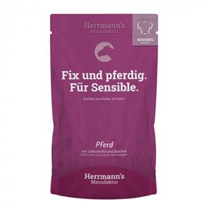 Herrmann's Bio Sensitive hond Eend met venkel 150 gr. - per 15 stuks