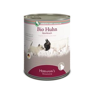Herrmann's Bio Puur Kip 800 gr. - per 6 stuks - Natvoeding Hond