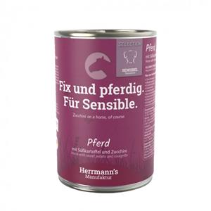 Herrmann's Bio Sensitive hond Kip met wortel 400 gr. - per 12 stuks