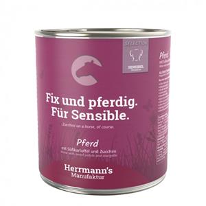 Herrmann's Sensitive hond Geit met Rode bieten 800 gr. - per 6 stuks