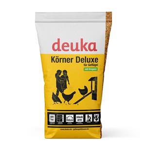 Deuka Körner Deluxe - Geflügel Premiumkörnermischung - 15 kg - mit Oregano