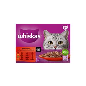 Whiskas 1+ Classic Selectie In Saus Maaltijdzakjes Multipack - Kattenvoer - 24x85 g