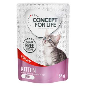 Concept for Life Kitten rund graanvrij – in gelei - 48 x 85 g