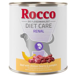 Rocco Diet Care Renal Rund met Kippenhart & Pompoen Hondenvoer 800 g 6 x 800 g