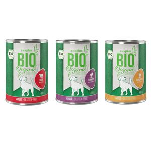 6x400g Gemixt proefpakket zooplus Bio Hondenvoer