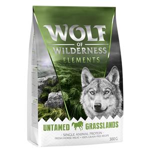 Wolf of Wilderness Probeer nu!  droogvoer voor honden Nieuwe: Untamed Grasslands - Paard (300 g)