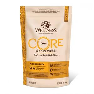 Wellness Core Sterilised - Kip Met Kalkoen - 300 gram