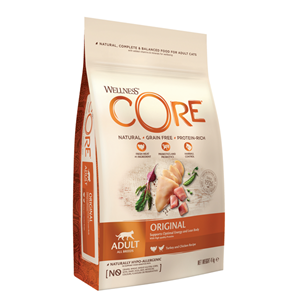 Wellness Core Adult Original 4kg Kalkoen Kip