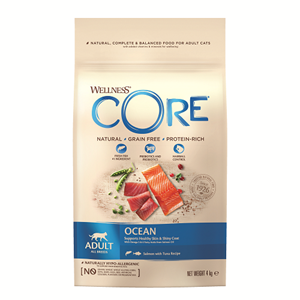 wellnesscore Wellness Core Grain Free Cat Ocean Zalm&Tonijn - Kattenvoer - 4 kg Voor De Volwassen Kat