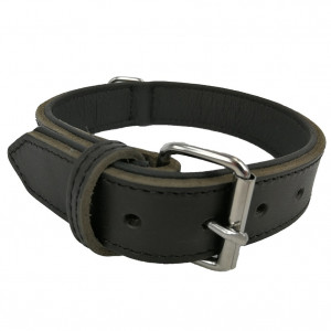 Brekz Softleren Halsband Asher 50cm x 25mm