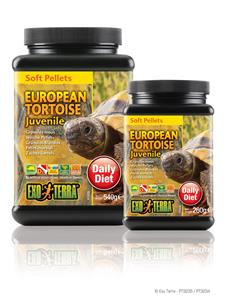 Exo Terra Soft Pellets Juvenile European Tortoise - 260g