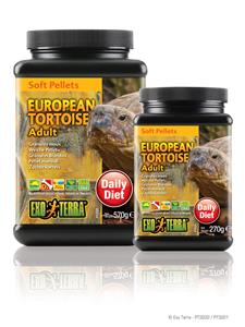 Exo Terra Soft Pellets Adult European Tortoise - 570g