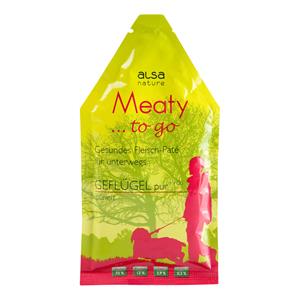 alsa-nature Meaty to go, 6 x 85 g, Hundefutter