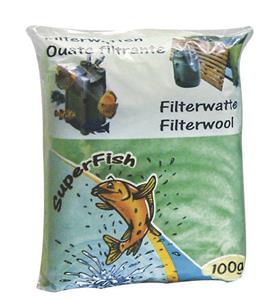 Superfish Filterwatten 100 gram groen (grof)