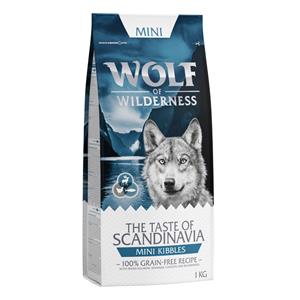 1kg Minibrokken The Taste of Scandinavia Wolf of Wilderness Hondenvoer