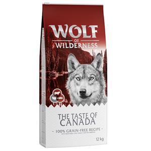 2x12kg The Taste of Canada Wolf of Wilderness Hondenvoer