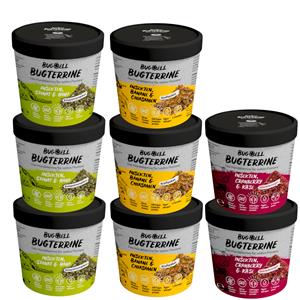 8x 100g BugBell BugTerrine Adult Mix Pack hondenvoer nat