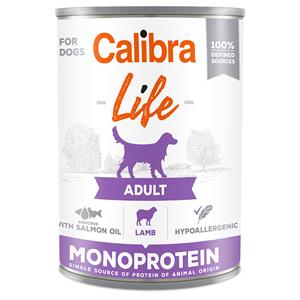 Calibra Economy Pack: 12x400g  Dog Life Adult Lamb Hondenvoer Nat