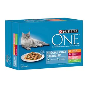 Purina One 16x85g  Sterilised Cat nat kattenvoer