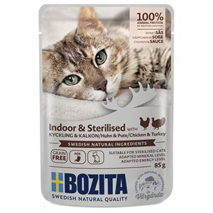 Bozita Indoor & Sterilised Häppchen in Soße 85g Katzennassfutter