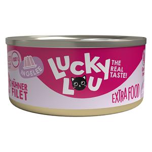 Lucky Lou 18x 70g  Extrafood in Jelly Kipfilet Kattenvoer nat