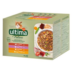 Affinity Ultima 46x 85g Ultima Nature Meat Variation (rund, kalkoen, kip, gevogelte) nat kattenvoer