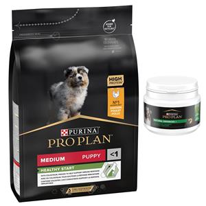 3 kg / 7 kg PURINA PRO PLAN + 67 g defences Supplement gratis! - Medium Puppy Healthy Start (3 kg)