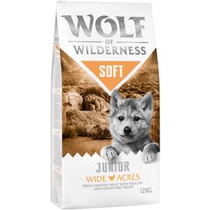 12kg Junior Soft & Strong Wide Acres met Kip Wolf of Wilderness Hondenvoer