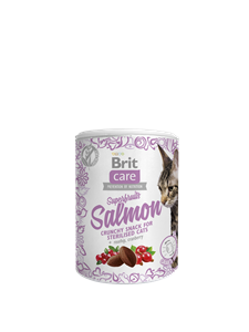 Brita - brit Care Superfruits Lachs – Leckerlis für Katzen – 100 g