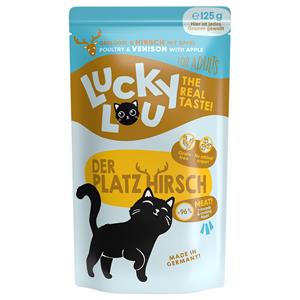 16x 125g Lucky Lou Adult Gevogelte & Wild Wet kattenvoer