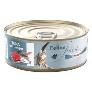 Porta 21 6x85g Feline Finest Tuna with Grouper Wet kattenvoer