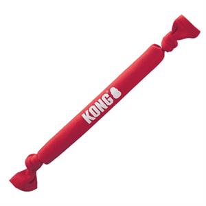 Kong Signature Crunch Rope Single - Hondenspeelgoed - 40 cm Rood Small