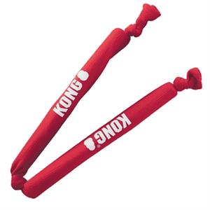 Kong Signature Crunch Rope Double - Hondenspeelgoed - 89 cm Rood Medium