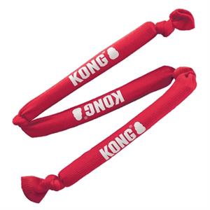 Kong Signature Crunch Rope Triple - Hondenspeelgoed - 96.5 cm Rood Large