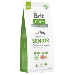 Brit Care Dog Sustainable Senior Kip & Insecten - 12 kg