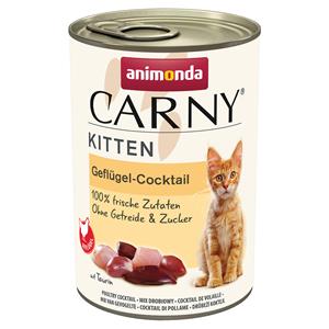 Animonda Carny Kitten 12 x 400 g - Gevogelte cocktail