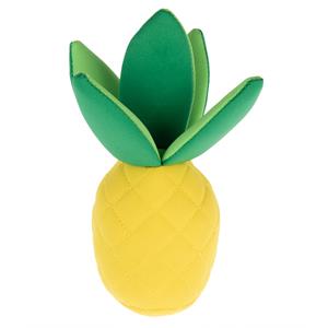 TIAKI Hondenspeelgoed Squeaker Ananas - L 16 x B 8 x H 7 cm